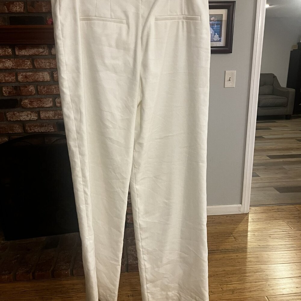 🔥Host Pick🔥 Veronica Beard NWOT $448 Jude Wide Leg Linen Blend Pants - Picture 3 of 3